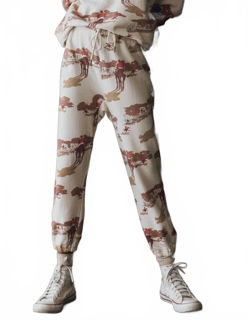NEW THE GREAT. the stadium sweatpant in riding horses